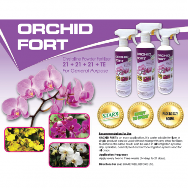 Orchid Fort NPK 21-21-21+TE (STARX)