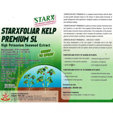 STARXFOLIAR Kelp Premium SL (STARX)