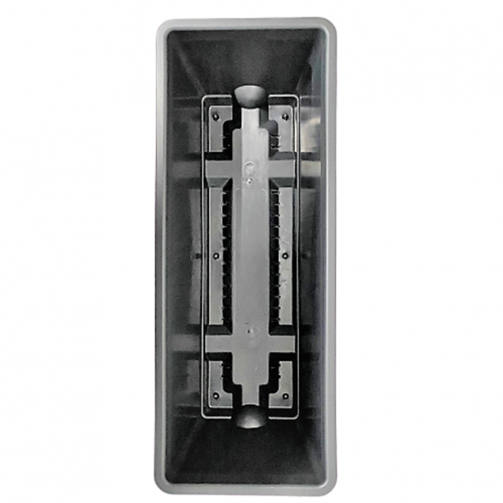 Rectangular Planter Box With Metal Rack