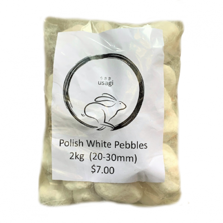 Polished White Pebbles (Usagi)