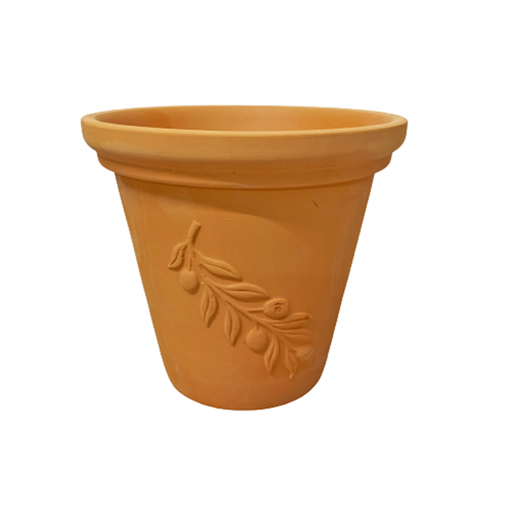 Terracotta Clay Pot - Patterned (2243)