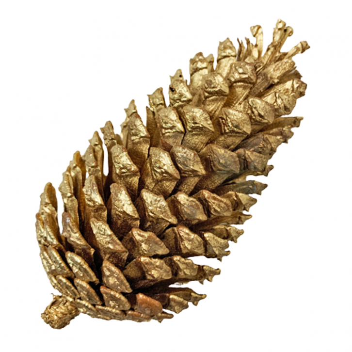 Decorative Christmas Gold Acorns (Pine cones)